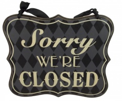 Heaven Sends Chic Reversible Open And Closed Sign